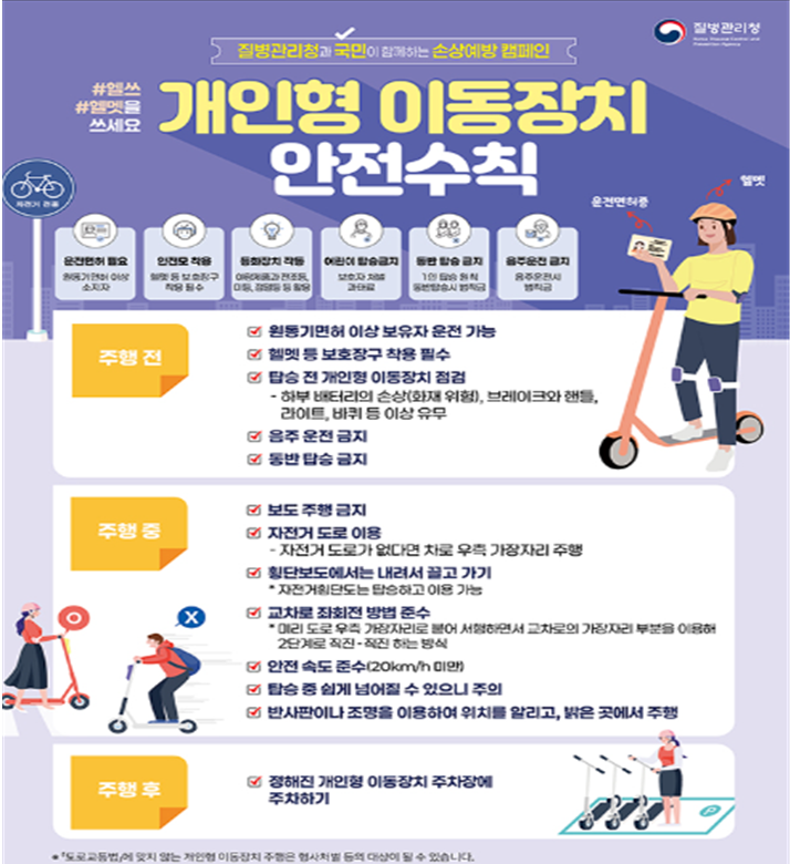개인형 이동장치 안전수칙