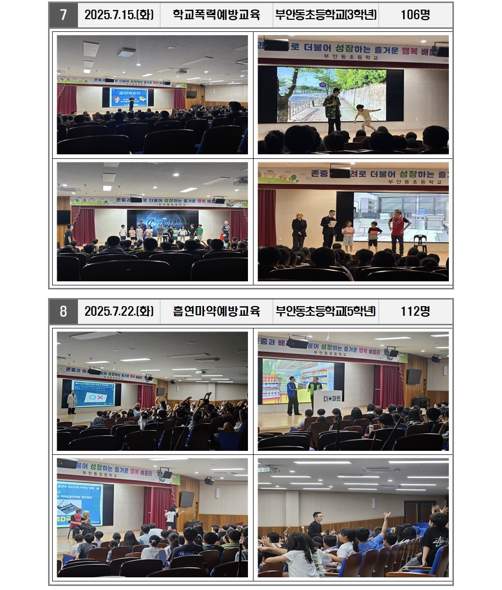 개그와함께하는바른생활교육운영결과